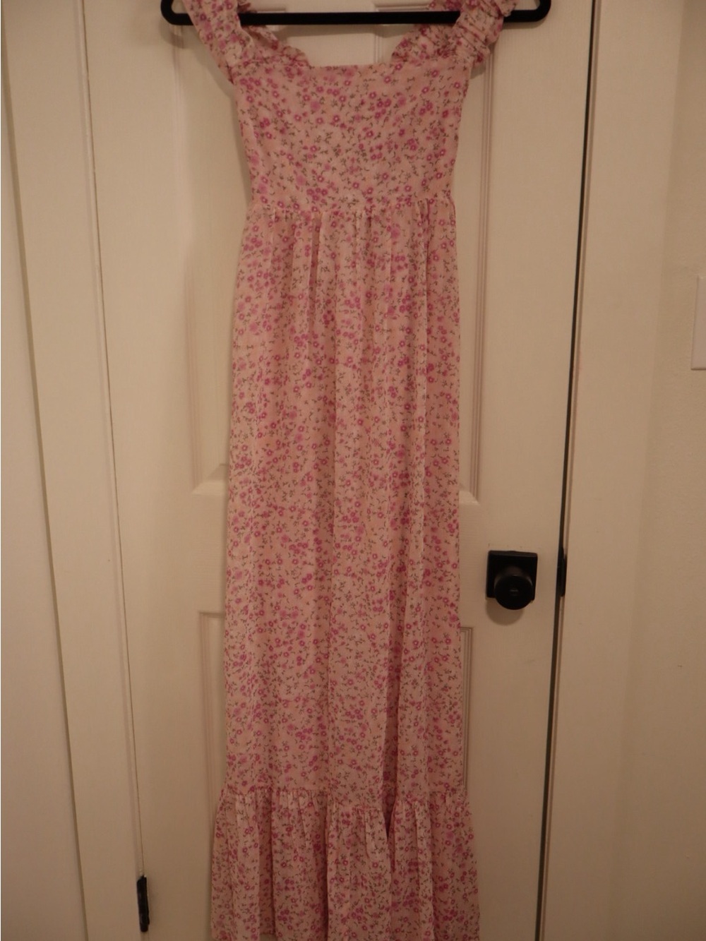 Altar'd State Pink Floral Maxi Dress